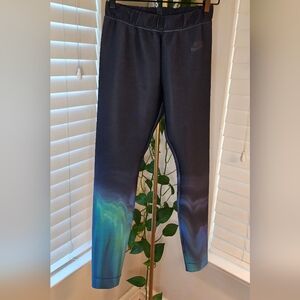 Nike Leggings - Blue and Green Ombre